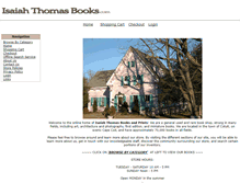 Tablet Screenshot of isaiahthomasbooks.com